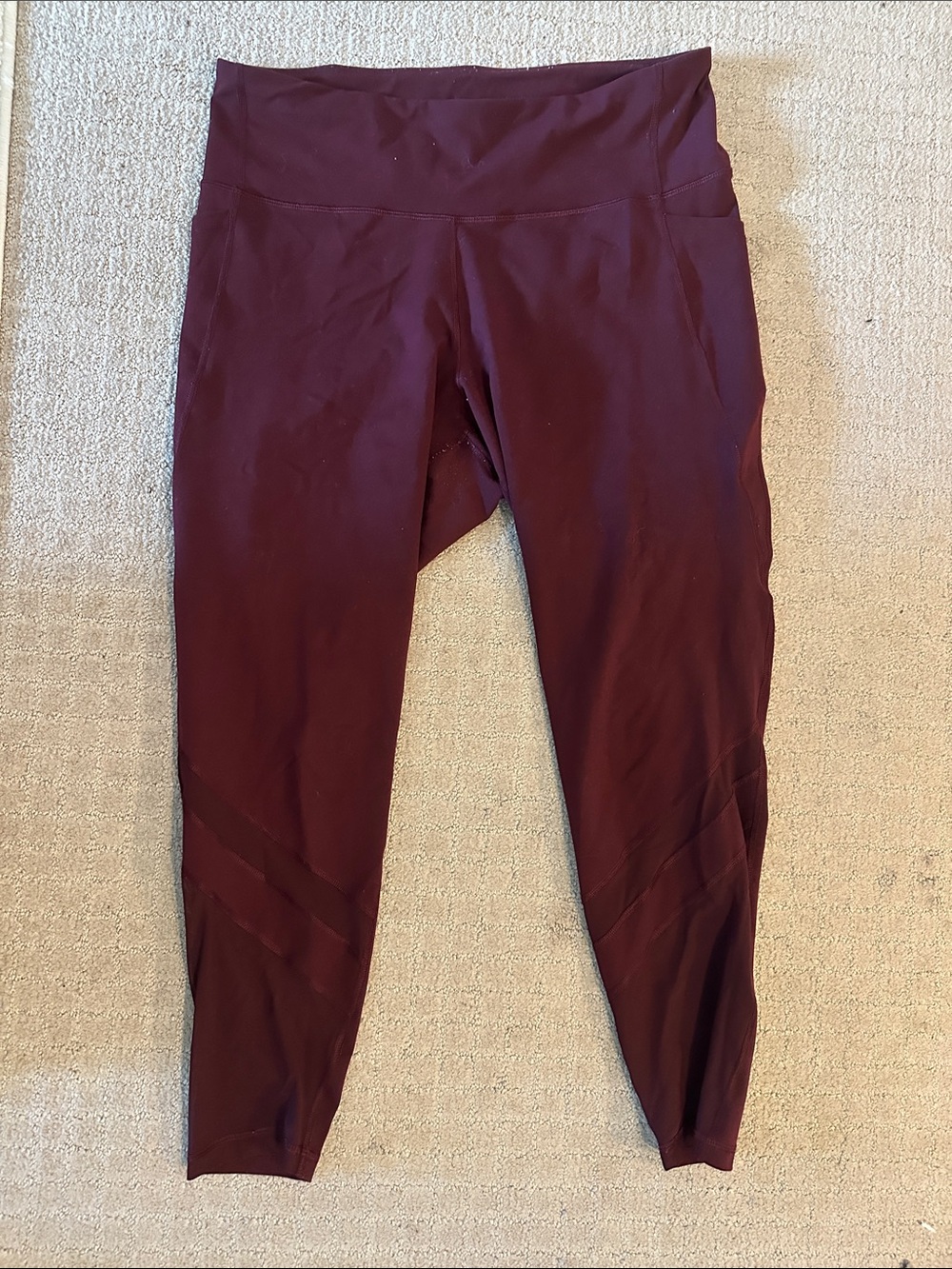 Old navy women’s ' High-Waist Maroon elevate Leggings